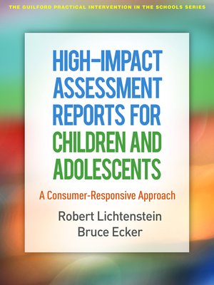 cover image of High-Impact Assessment Reports for Children and Adolescents